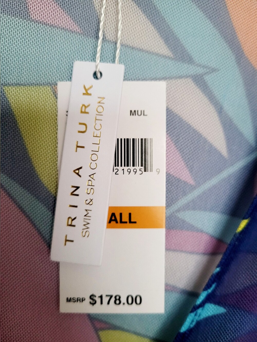 Trina Turk Maxi Sheer V-Neck Beach Dress in Multicolor NEW W TAG $178 Small - Picture 10 of 16